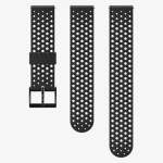 Suunto 20MM Athletic 1 Silicone Strap - All Black - Small medium
