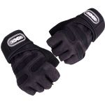 Gym Gloves With Wrist Support - Non-slip Breathable - Fingerless - Size L