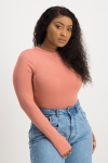 Lucy Long Sleeve Bodysuit - Desert Sand - L