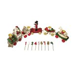 Train With Nutcracker And Rocking Horse