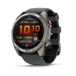 Garmin Fenix 8 Pro - 51MM - Amoled Sapphire - Titanium With Graphite black Silicone Band