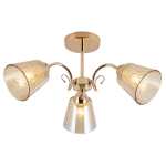 Marley Chandelier Light Gold And Amber