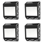Ecomlight - 4 Pack Solar House Number Light LED Address Sign Outdoor IPX4