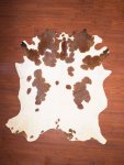 Aa Grade Nguni Hide 141 Black white XXL - Extra Extra Large Brown white Spotted