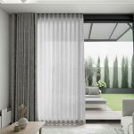 Memphis Slate Wave Sheer Curtain