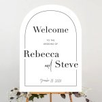Colossal Arch Framed Wedding Sign - Elegant Customizable D Cor
