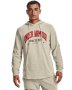 Men's Ua Rival Terry Athletic Department Hoodie - Stone / Sm