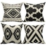 4 Piece Linen Pillow Covers 18X18 Inch Couch Pillow Covers - COMBO1