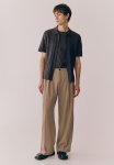 Regular Fit Cable-knit Shirt - Grey
