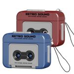 Agloo 2 Pcs Creative MINI Tape Recorder Keychain - Retro Cassette Player Portable Keychain Gifts With Three Chinese Songs - Orna