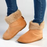 Hi Top Slippers - Caramel - 8