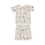 Night Sky Printed Shorty Pajamas