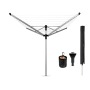 Brabantia Liftomatic Advance 60M Rotary Dryer Metallic Grey