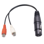 Xlr To Dual Cable Y Splitter