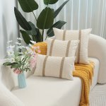 1PC Bohemian Style Throw Pillow Covers Cotton And Linen Tassel Throw Pillowcase Throw Pillow Covers Decor Home Decor Room Decor