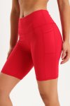 Ladies High Impact Biker Padel Shorts With Pockets
