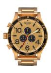 Nixon 51-30 Chrono Men's Watch - All Gold Gold Black