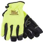 Glove Yellow With Pu Palm Size Large Multi Purpose