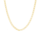 - 9CT Yellow Gold 3.0MM Italian Long Link Curb Chain - 55CM