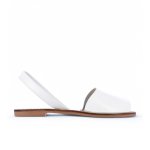Slingback Flat Sandal -white