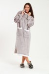 Huggle Hoodie Ultra Plush Free Size Oversized Blanket Grey