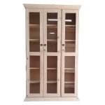 Louiza Bookshelf 2000X1200 Glass Doors – Raw