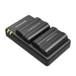 Nikon Ravpower 2X 2100MAH Replacement Batteries For EN-EL15 With Charger Set Black - RP-PB057