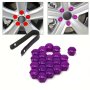 Wheel Nut Cover 20PCS Auto Hub Screw Cover Car Wheel Nut Caps 17 19 21MM Bolt Rims Exterior Decorati Socket Wheel Accessories