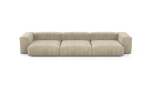 Three Module Sofa - Cord Velours - Sand - 377CM X 136CM