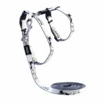 CAT Rogz Z 11MM Glow Reflective Glow-in-the-dark Lead And H-harness Combination Waggs Pet Shop