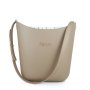 Fenn Stone Pattern Inner Gold Zip Light Stone Flat Handle