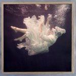 Under Art Print - 60 X 60CM Framed Canvas With Natural Wood Frame