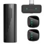 2-IN-1 Type-c Wireless Dual Lavalier Microphone 2.4GHZ With Charging Case