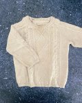 H&m Beige Knitted Sweater 12 18M