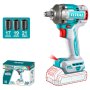 Total Tools 20V Lithium-ion Cordless Impact Wrench