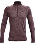 Men's Ua Tech Zip Long Sleeve - Ash Plum XL
