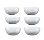 330ML Grey Borosilicate Glass Salad Bowl Dessert Bowl - Set Of 6