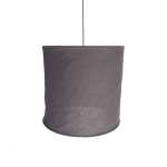 Collapsible Linen Pendant Light Rosy Brown