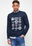 Ben Sherman Scooter Club Crew Sweater 76134 - Navy