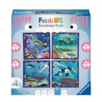64 72 81 90 Pce Ravensburger Puzzle Up Sea Animals