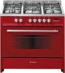 90CM Freestanding Gas / Electric Cooker Red