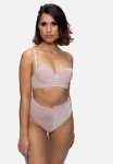 Walk On By High Leg Brazilian - Pink
