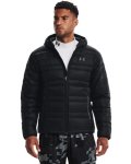 Men's Ua Armour Down Hooded Jacket - Black / Md