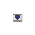 Composable Classic Link Heart With Lapis Lazuli