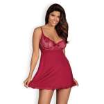 Obsessive - Rosalyne Babydoll & Thong Red S m
