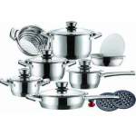 Smte 16 Piece Stainless Steel Pot Set With Keychain