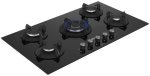 Defy 90CM Black Gas On Glass Hob DHG905