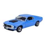 1:18 Scale 1970 Ford Mustang Boss 429 Blue Diecast Vehicle