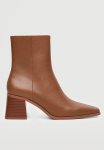Studos Leather Pointed Ankle Boot - Medium Brown