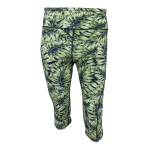 High Waist Funky 3 4 Leggings - Tropical Night - Ladies M - 34